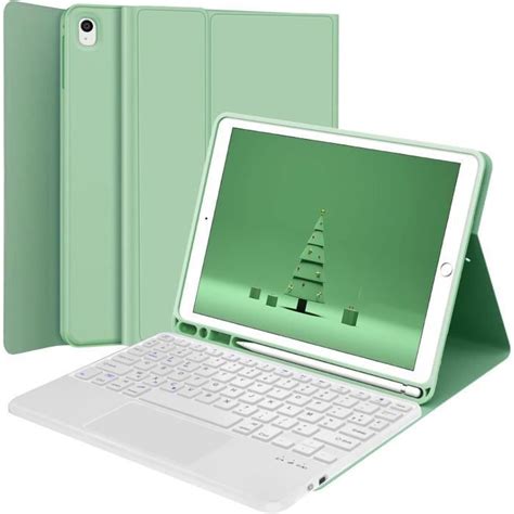 Coque Clavier Avec Touchpad Pour Ipad 10 2 9Eme 8Eme 7Eme Generation