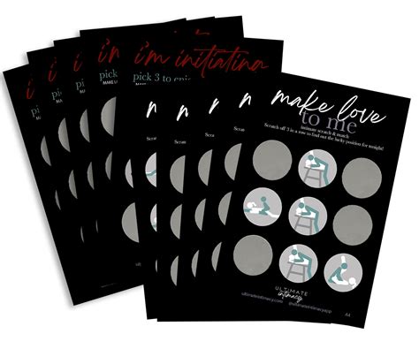 Get Both Packs "I'm Initiating" And "Make Love To Me Scratch Off Cards