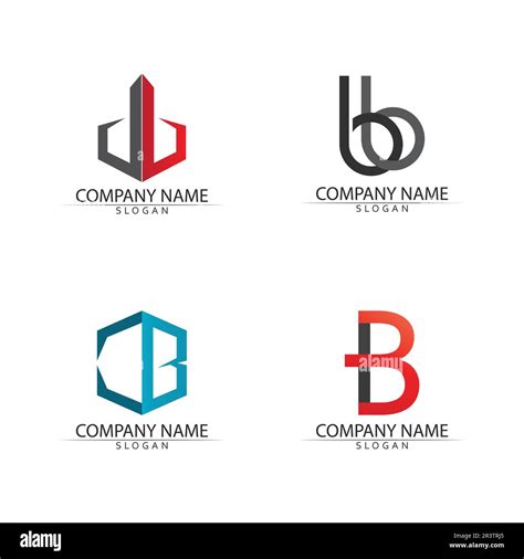 Abstract Letter B Logo Vector B Logo Symbol Icon Design Template Stock Vector Image And Art Alamy