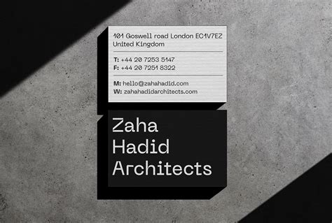 Zaha Hadid Architects brand identity :: Behance