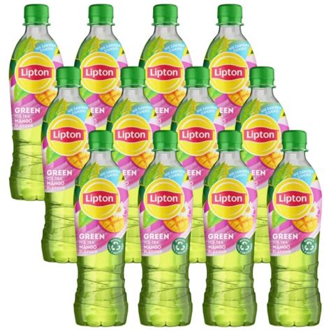 Napój herbaciany Lipton Ice Tea Green Mango Zero cukru 12x 500ml 0 5l