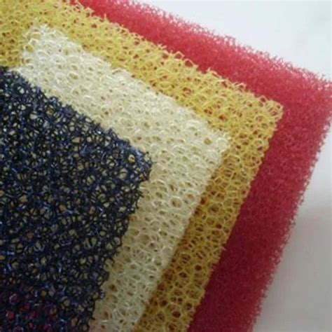 Multicolor Polyether Reticulated Polyurethane Foam, Shape : Rectangle ...