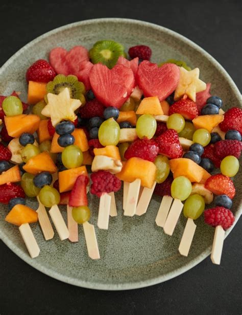 Sommersnack Bunte Obst Spieße Planet Lollipop Huma Eleven