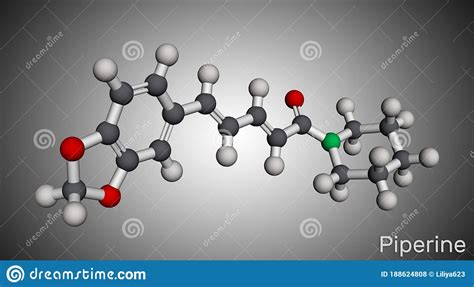 Piperine, Molecular Structures, Alkaloid, 3d Model, Structural Chemical ...