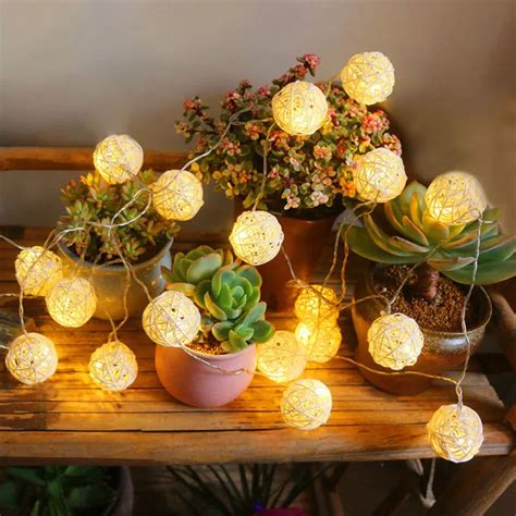 Aliexpress Buy LED Rattan Balls Lights Led String Fairy Holiday