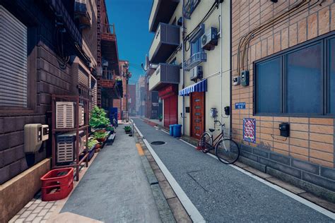 Japanese Street | 3D Urban | Unity Asset Store | Japanese streets, Street, Unity asset store