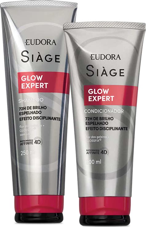 Combo Siàge Glow Expert Shampoo 250ml Condicionador 200ml Eudora