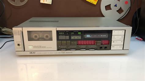 Akai Cs F R Vintage Cassette Deck Japan Youtube