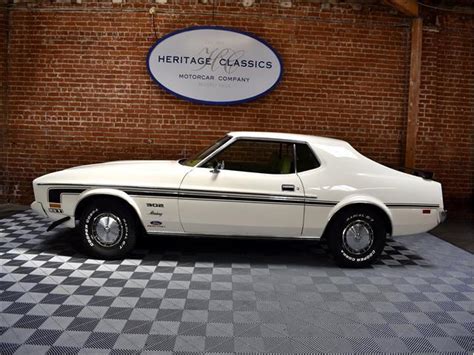 1973 Ford Mustang Wimbledon White With 68703 Miles Available Now For