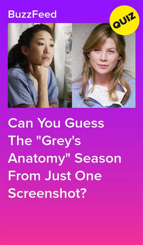 Can You Guess The Grey S Anatomy Season From Just One Screenshot Artofit