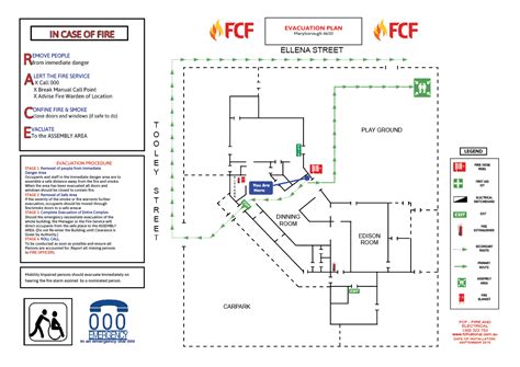 Evacuation Diagram Template