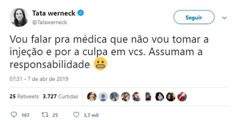 Tata Werneck pede ajuda de seguidores sobre medicação e entrega Já