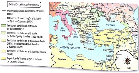 11 Observa el mapa de la expansión del Imperio otomano de la página