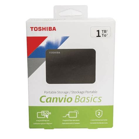 1TB External Portable HDD Toshiba Canvio Basics BRAND NEW