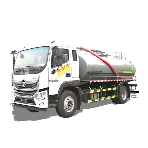 Foton Good Quality 15000L Euro3 Vacuum Toilet Clean Septic Tank Truck