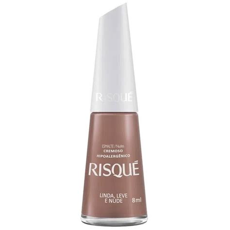 Esmalte Risqu Linda Leve E Nude Cole O Nude Mistura Brasileira