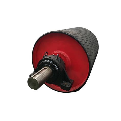 Heavy Industrial Diamond Rubber Lagging Belt Conveyor Head Drum Pulley