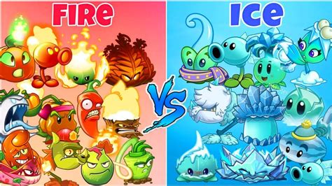 ICE ELECTRIC Vs FIRE ELECTRIC Who Will Win PvZ 2 Team Plant Vs