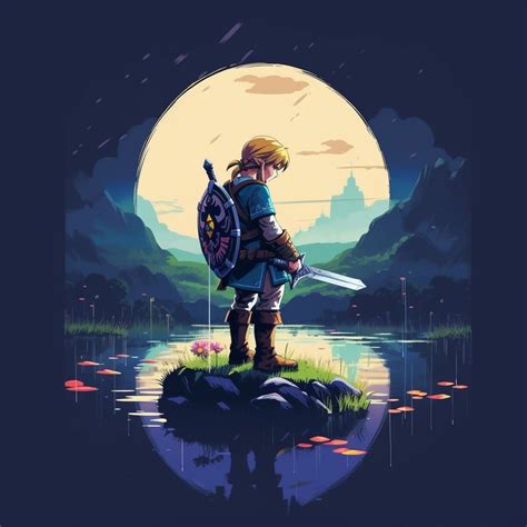 Legend of Zelda Tears of Kingdom Wall Art, Digital Print, Link - Etsy