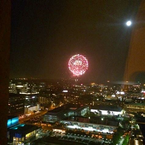 Fireworks and a Full Moon | Travels of the Daniels Family