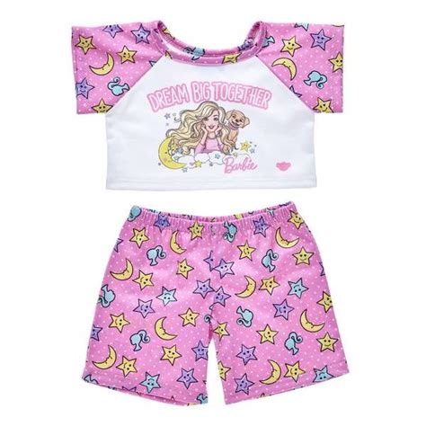 Barbie Dream Big Together Pajamas Clothing Build A Bear® Build A Bear Outfits American