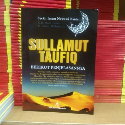 Jual Buku Sullamut Taufiq Berikut Penjelasanya Shopee Indonesia