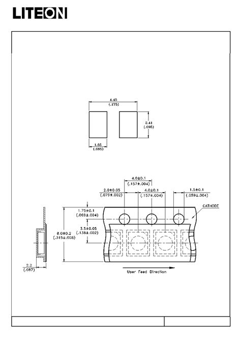 Ltst T Krkt Datasheet Pages Liteon Packge In Mm Tape On