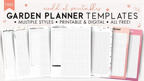 Garden Planner Templates - World of Printables