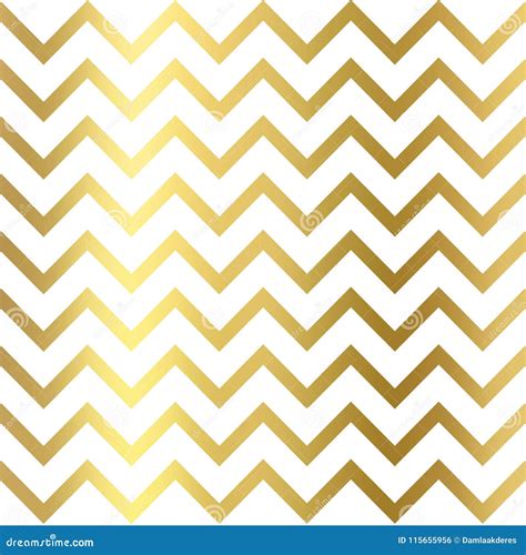 Gold Foil Zigzag On White Background Gold Texture Gold Foil Zigzag