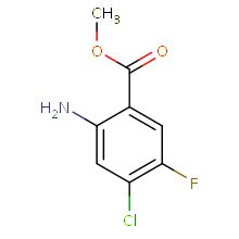 现货供应ChemShuttleMethyl 2 amino 4 chloro 5 fluorobenzoate 纯度97 00