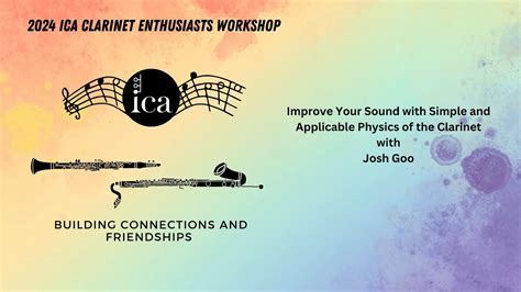 Ica Clarinet Enthusiasts Workshop Improve Your Sound Breakout