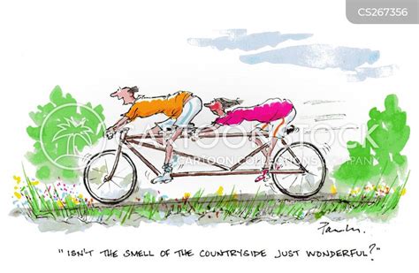 Tandem Bike Cartoons And Comics Funny Pictures From Cartoonstock