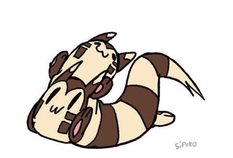 Animated: The true Furret walk — Weasyl