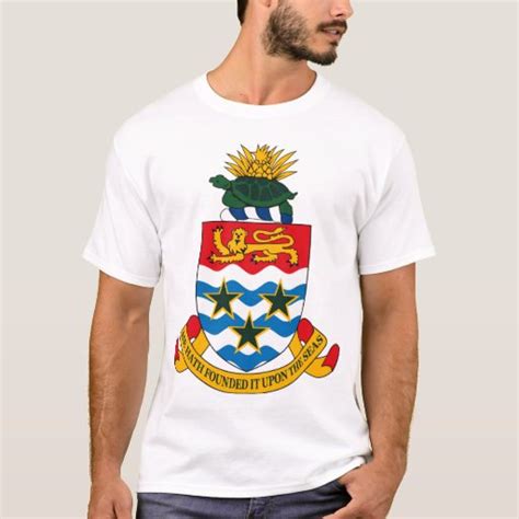 Cayman Islands Coat of Arms T-shirt | Zazzle