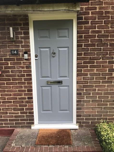 Solidor No1 Composite Front Door French Grey Class Colour Tenby 4