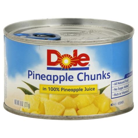 Dole Canned Pineapple Chunks Nutrition Facts Home Alqu