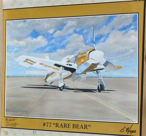 Air Show Poster #77 Rare Bear Airplane Poster Signed | #3940458539