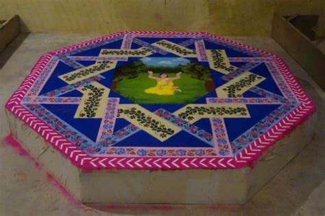 Sanjhi Art Folk Art Of Decoration At Braj Vrindavan Inditales