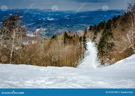 Magic Mountain Londonderry Vt Stock Image Image Of Recreation