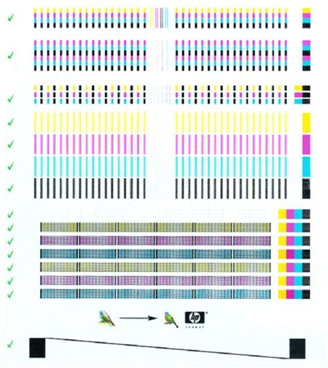 Color Printer Test Page Hp