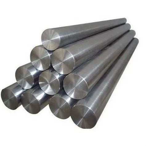 Silver Titanium Grade Round Bars Single Piece Length Meter Size