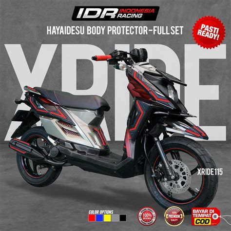 Jual Hayaidesu Xride 115 Body Protector Full Set Cover Aksesoris Yamaha