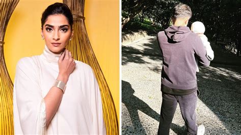 Sonam Kapoor Clicks The Perfect Candid Captures Vayu Cradled In Anand