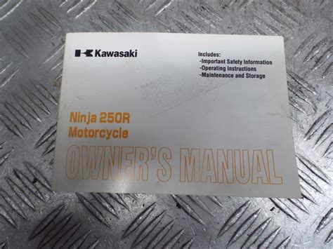 Kawasaki Ninja 250r Owners Manual