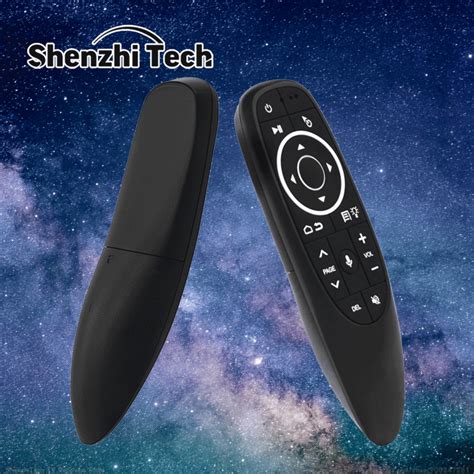 G10S PRO Air Mouse Remote Control with Backlit Duplicator IR and ...