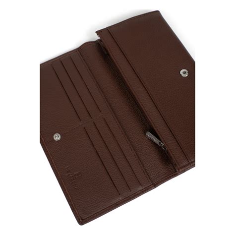 Portefeuille Long Cuir Confort Chocolat Ella Suisses