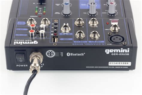 Gemini GEM-05USB и GEM-08USB — компактные микшеры с поддержкой USB/MP3 ...
