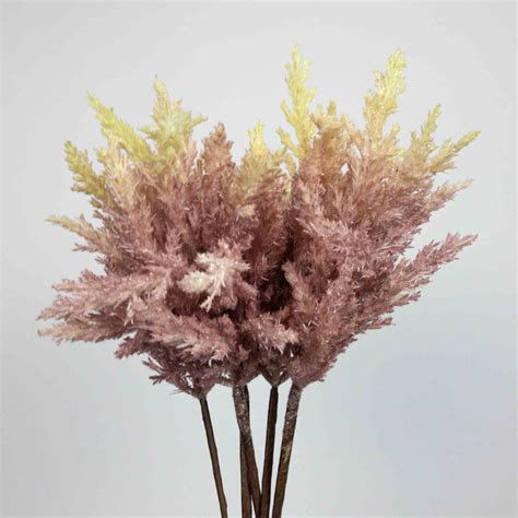 Artificial Pampas Plume Grass Cm Two Colours Available