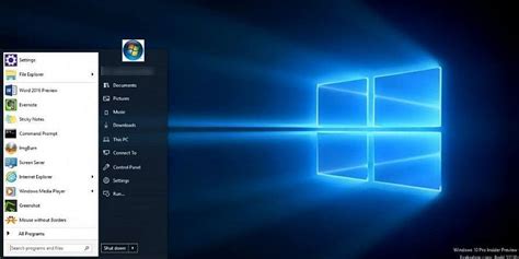 How to Get a Windows 10 Start Menu with Classic Win7 Looks