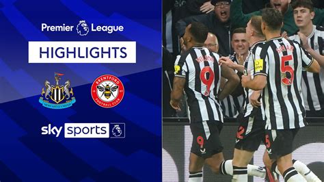 Newcastle 1-0 Brentford | Premier League highlights | Football News ...